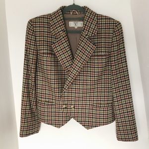 Vintage Valentino Miss V Wool Blazer